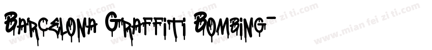 Barcelona Graffiti Bombing字体转换